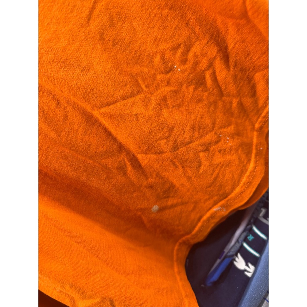 Harley-Davidson Steel City Washington PA Orange Long Sleeve Shirt Mens XL 24x31 - Picture 7 of 10